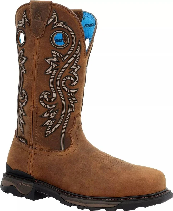 Men's Carbon-Toe Waterproof Dri-Freeze Carbon 6 Work Boot In Tan