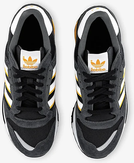 Mens Carbon White Zx600 Suede and Mesh Low-Top Trainers 9.5 - Image 2