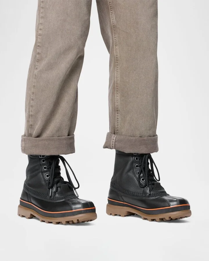 Men's Caribou Royal Leather Lace-Up Boots - Image 5