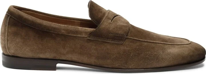 Men's Carlo Suede Loafers In Brown