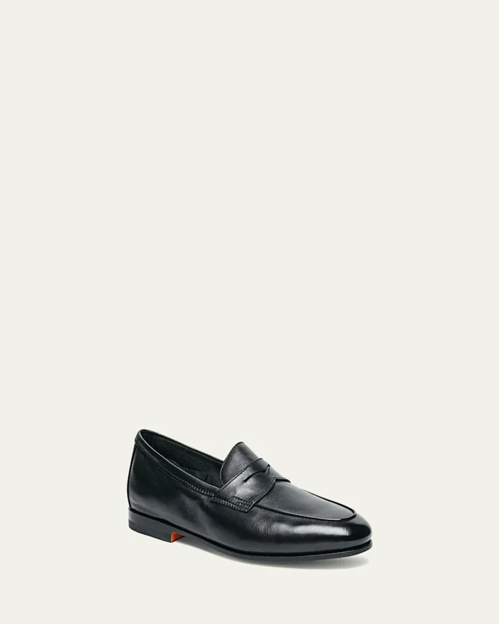 Men's Carlos Reverse Goodyear Leather Loafers - Image 2