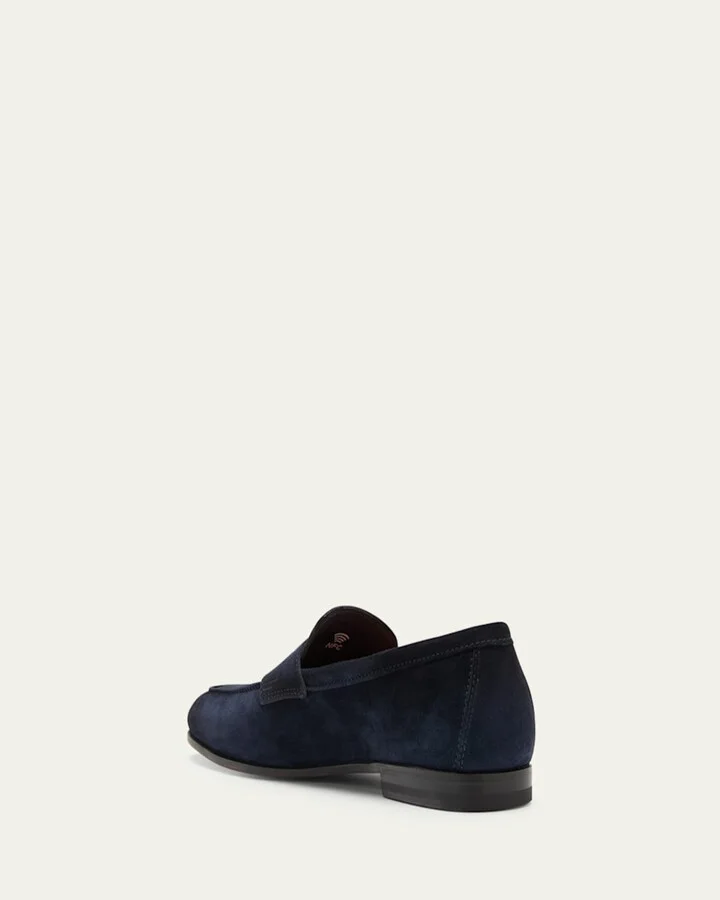 Men's Carlos Suede Penny Loafers - Image 7