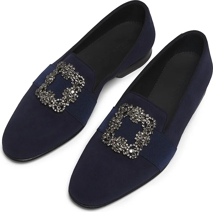 Men's Carlton Suede Loafers - Navy - Size 8 - Image 4
