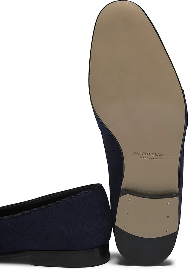 Men's Carlton Suede Loafers - Navy - Size 8 - Image 6