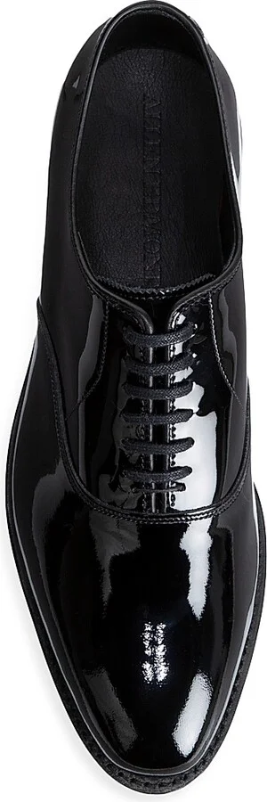 Men's Carlyle Leather Oxfords - Black Patent - Size 14 - Image 3