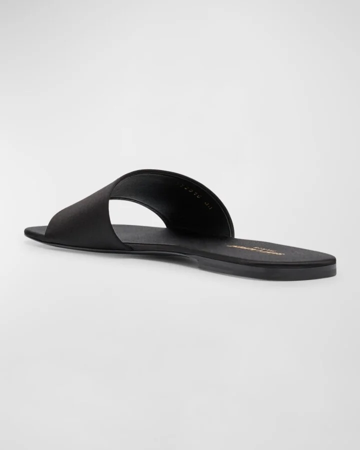 Men's Carlyle Slide Sandals in Satin Crepe - Image 6