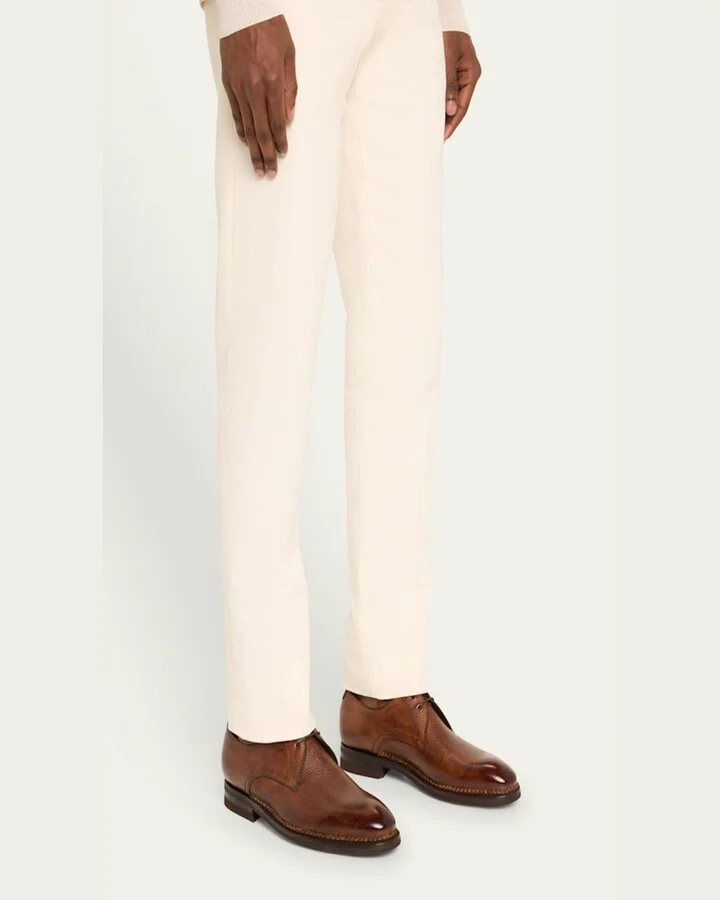 Men's Carnera Soft Grain Leather Derby Shoes - Image 2