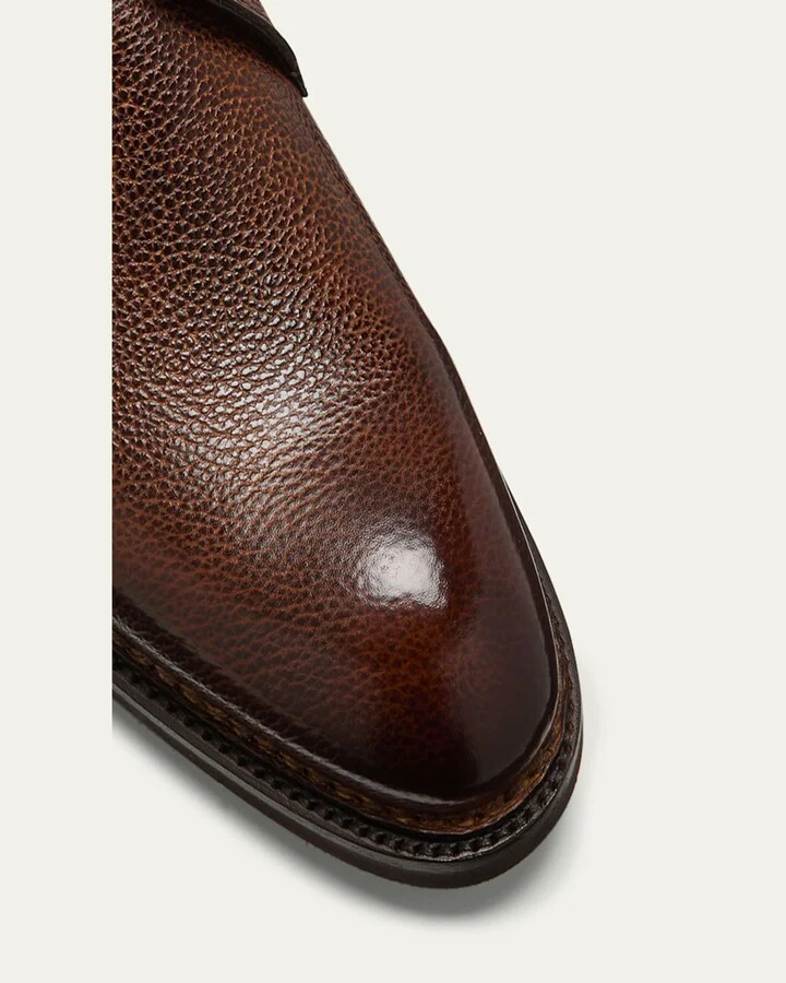 Men's Carnera Soft Grain Leather Derby Shoes - Image 3