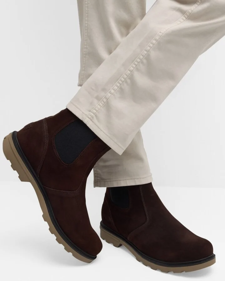 Men's Carson™ Waterproof Suede Chelsea Boots - Image 4