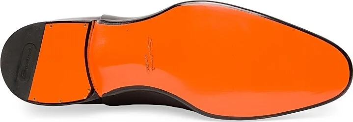 Men's Carter Cap-Toe Leather Oxfords - Orange - Size 9 - Image 4