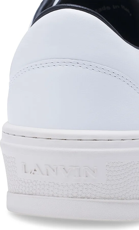Men's Cash Sneakers in Leather - White - Size 6 - Image 5