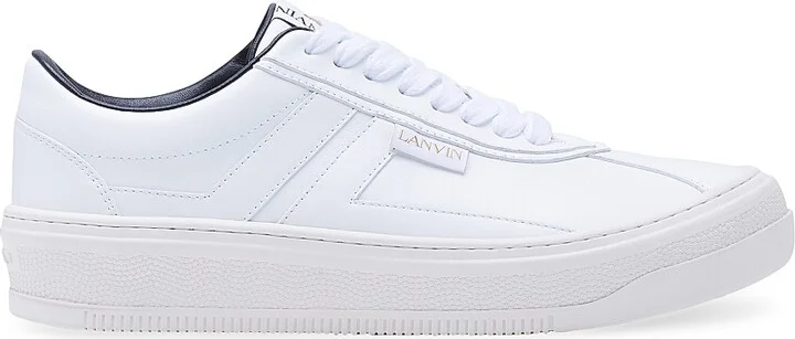 Men's Cash Sneakers in Leather - White - Size 6