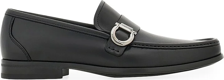 Men's Caspian Leather Loafers - Nero - Size 9