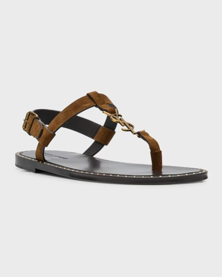Men's Cassandre Leather Sandals - Image 2