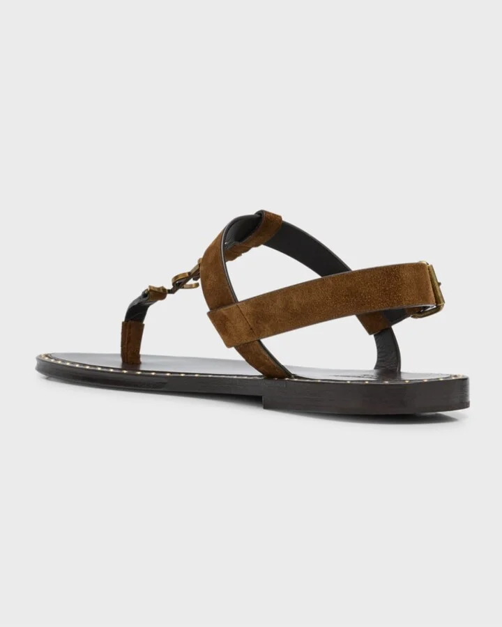 Men's Cassandre Leather Sandals - Image 3
