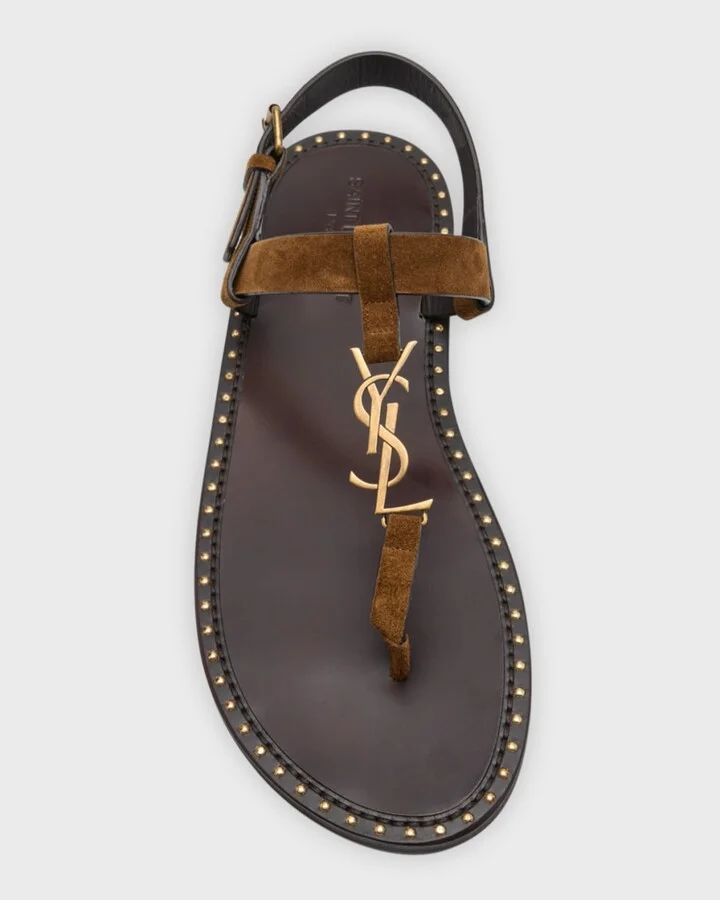 Men's Cassandre Leather Sandals - Image 4