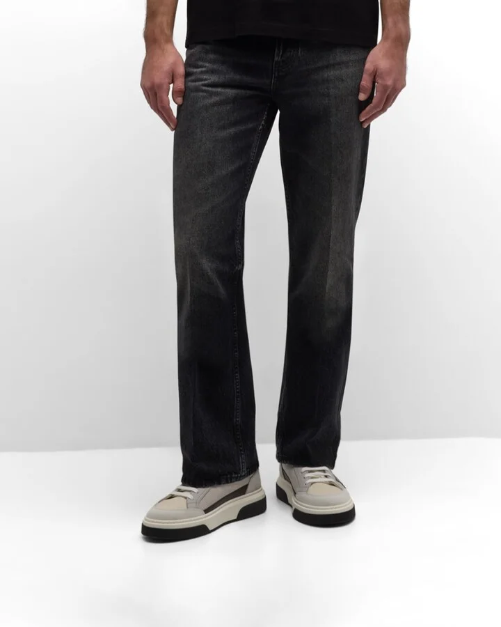 Men's Cassina Gancini Leather Low-Top Sneakers - Image 3