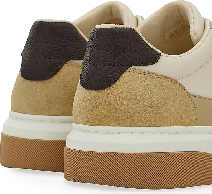 Men's Cassina Gancini Suede Sneakers - Stone Mascarpone - Size 7 - Image 5