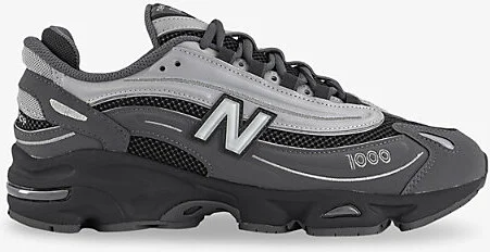 Mens Castlerock Sea Salt 1000 Suede and Mesh Low-Top Trainers 7