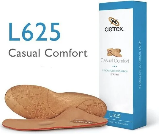 Men's Casual Comfort Posted Orthotics W/ Metatarsal Support