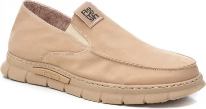 Men's Casual Loafers In Dark Beige