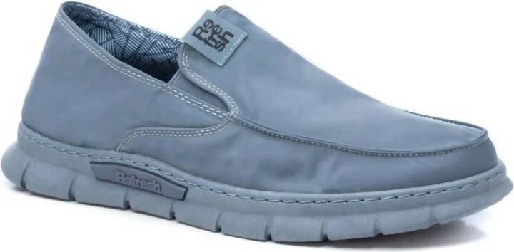 Men's Casual Loafers In Medium Blue