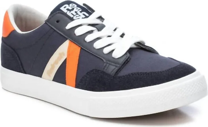 Men's Casual Sneakers In Navy