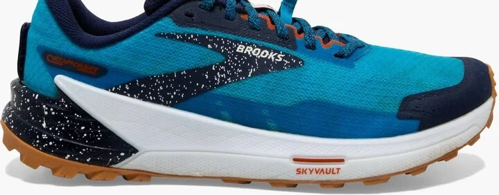 Men's Catamount 2 Trail Running Shoes In Peacoat/atomic Blue/rooibos