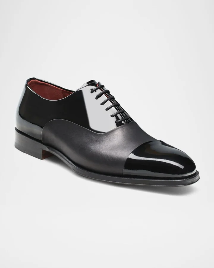 Men's Cesar Patent Leather Oxfords - Image 2