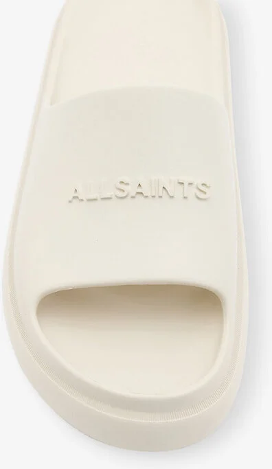 Mens Chalk White Dune Rubber Slides Eur 42 / 8 Uk Men - Image 2