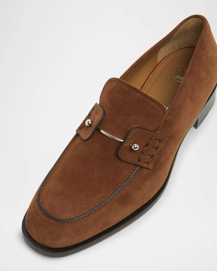 Men's Chambelimoc Collar Pin Penny Loafers - Image 6