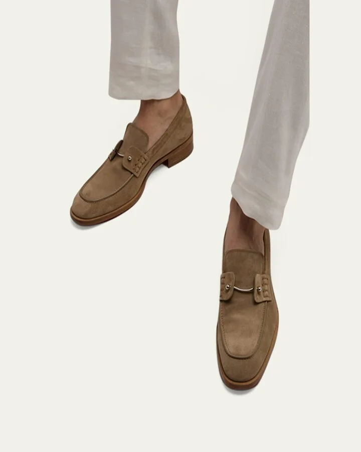 Men's Chambelimoc Collar Pin Penny Loafers - Image 2