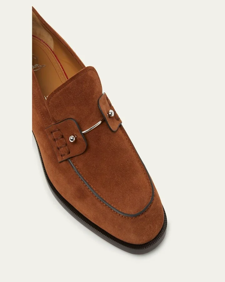 Men's Chambelimoc Collar Pin Penny Loafers - Image 8