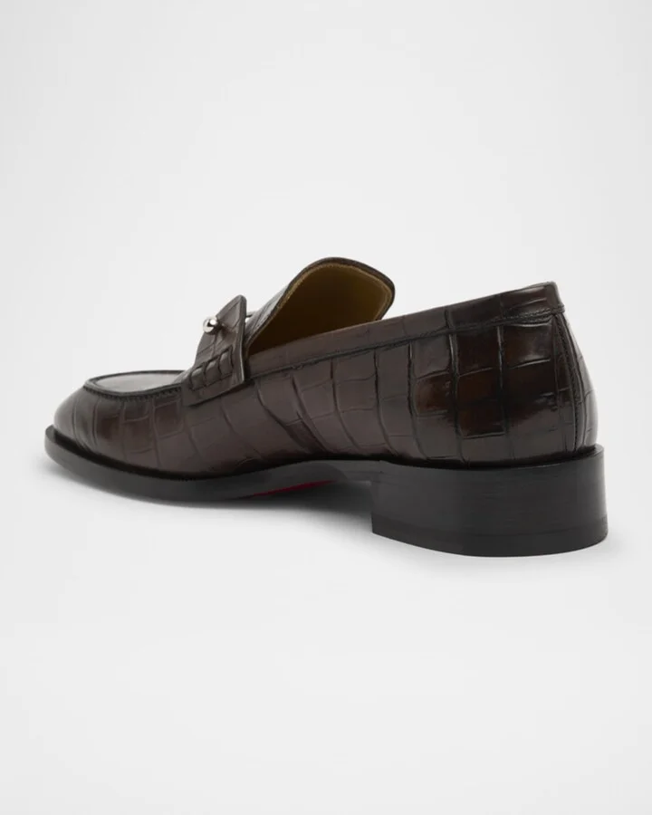 Men's Chambelimoc Croc-Effect Loafers - Image 5