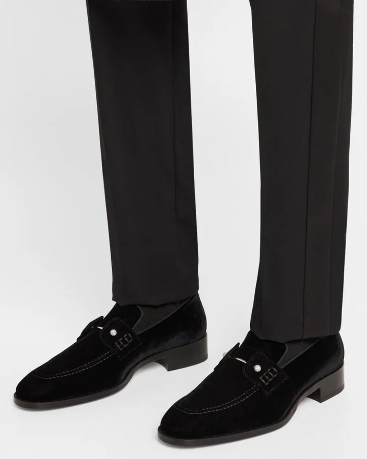 Men's Chambelimoc Night Strass Velvet Loafers - Image 5