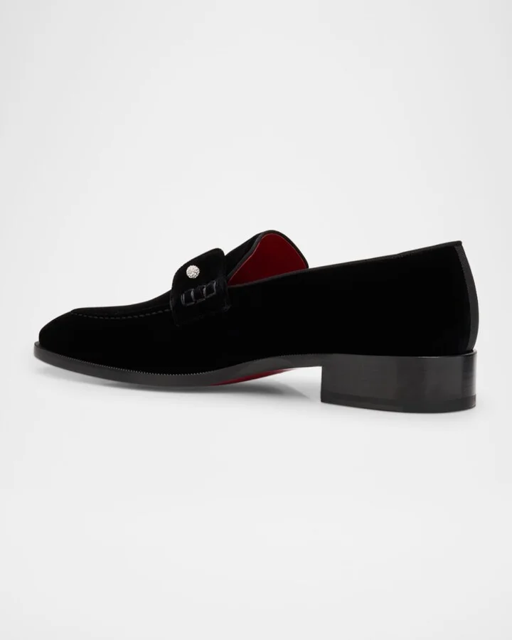 Men's Chambelimoc Night Strass Velvet Loafers - Image 8