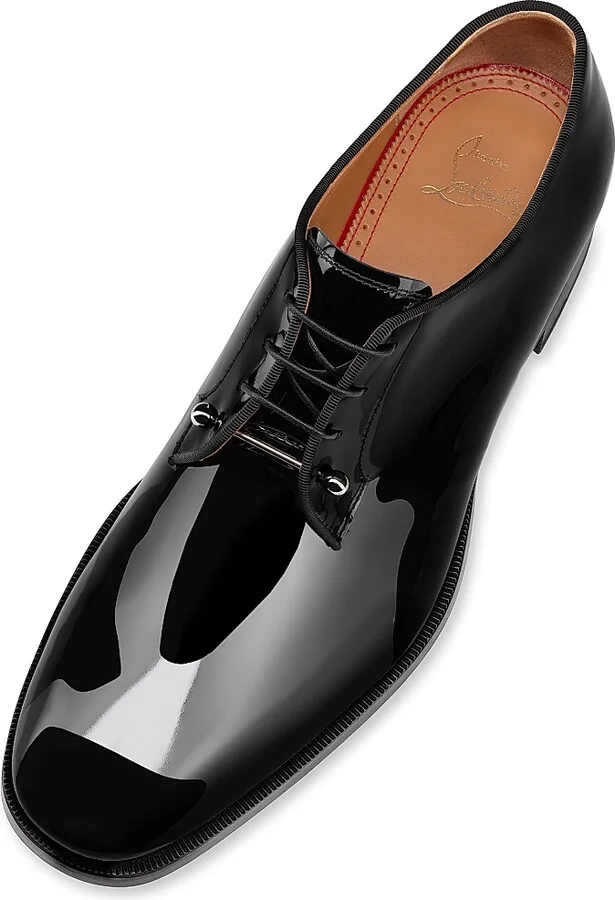 Men's Chambeliss Derby Shoes - Black - Size 6 - Image 4