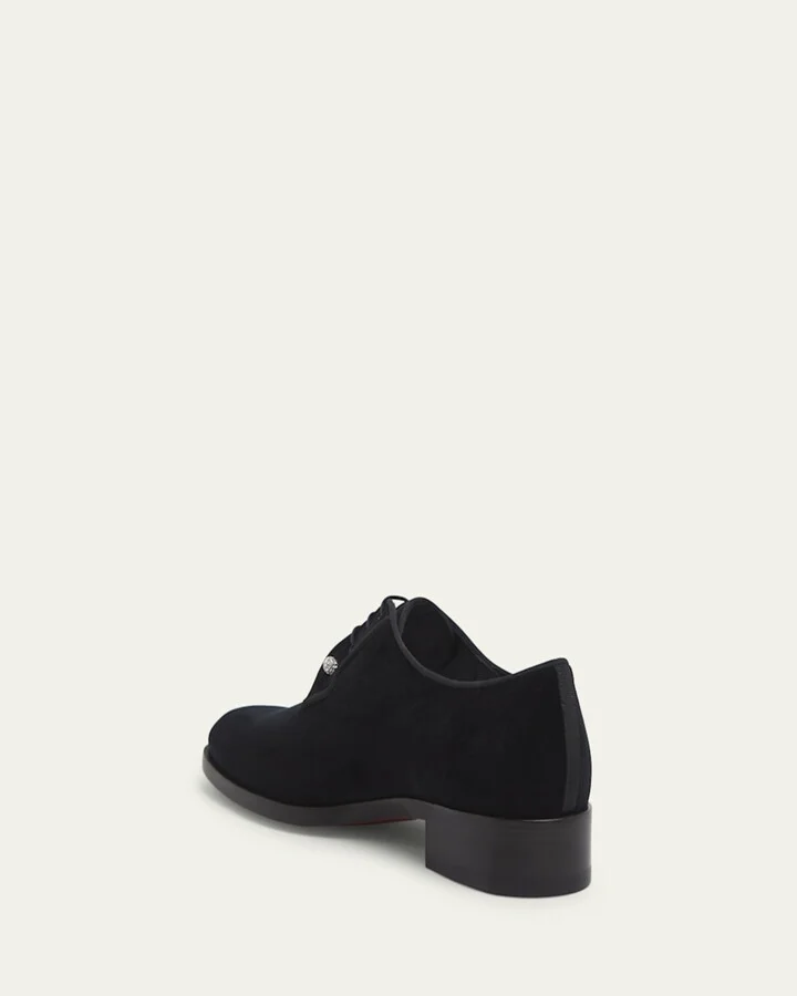 Men's Chambeliss Night Strass Velvet Derby Shoes - Image 3