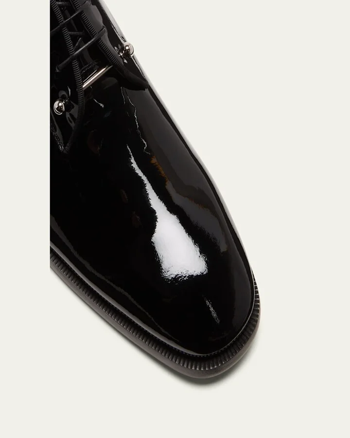 Men's Chambeliss Patent Leather Derby Shoes - Image 3