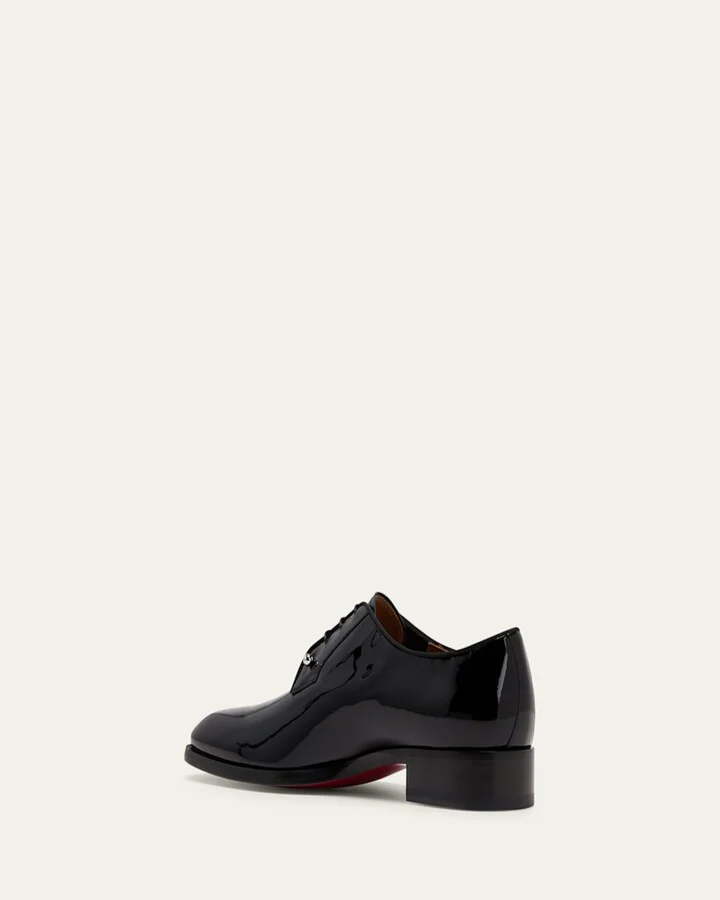 Men's Chambeliss Patent Leather Derby Shoes - Image 11