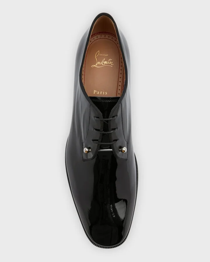 Men's Chambeliss Patent Leather Derby Shoes - Image 2