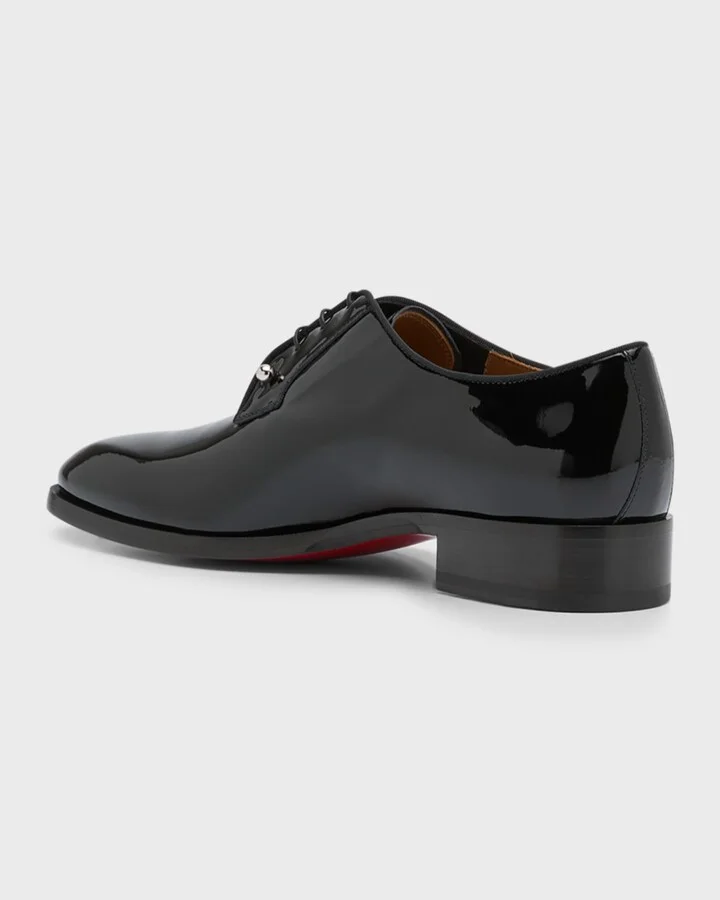 Men's Chambeliss Patent Leather Derby Shoes - Image 4