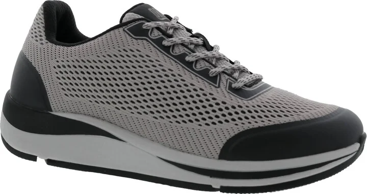 Men's Champ Walking Sneakers In Grey Black Mesh