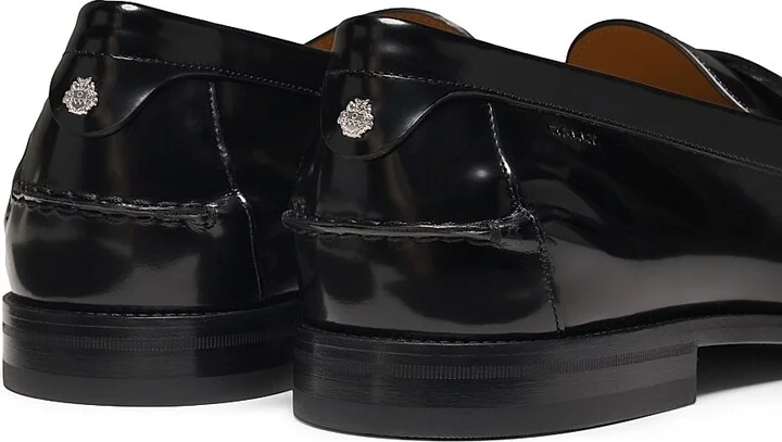 Men's Charlex Leather Penny Loafers - Black - Size 11.5 - Image 3