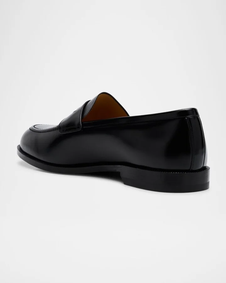 Men's Charney Leather Penny Loafers - Image 4