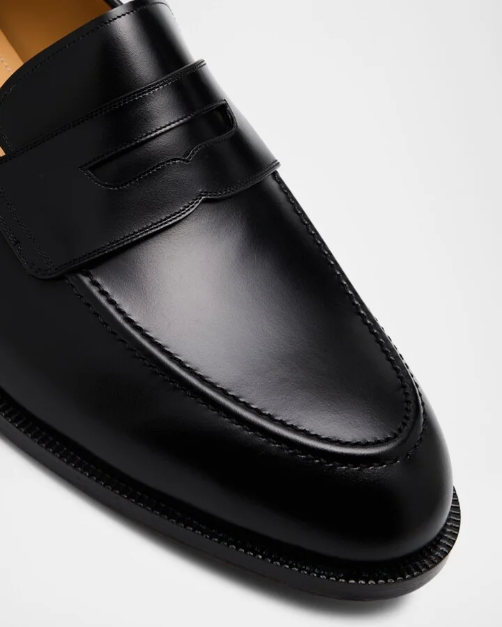 Men's Charney Leather Penny Loafers - Image 5