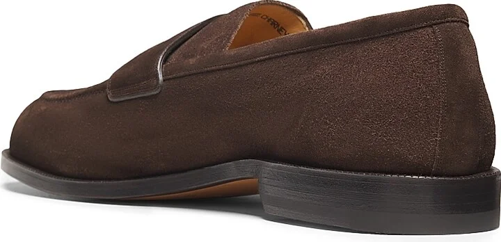 Men's Charney Suede Penny Loafers - Ebano - Size 9.5 - Image 3