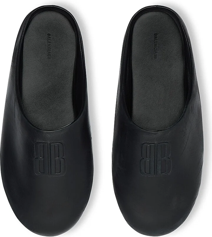 Men's Château Flat Mules - Black - Size 7 - Image 6