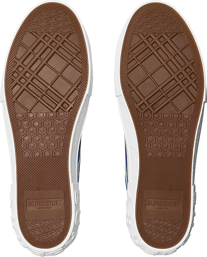 Men's Check Low-Top Sneakers - Hyacinth - Size 6 - Image 5