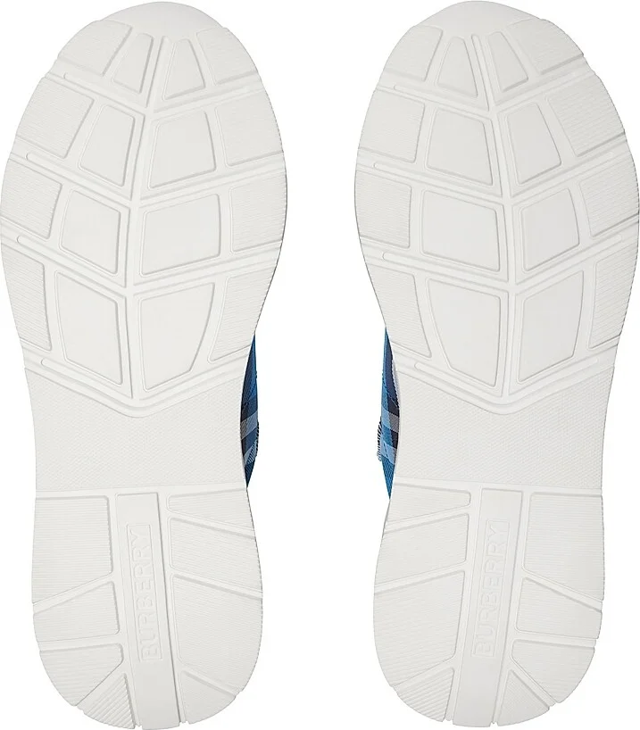 Men's Check Low-Top Sneakers - Hyacinth - Size 6 - Image 5